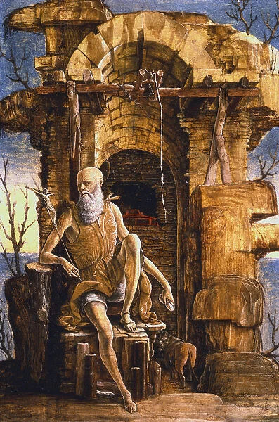 Jerome in the desert, late 15th century. Artist: Ercole de Roberti