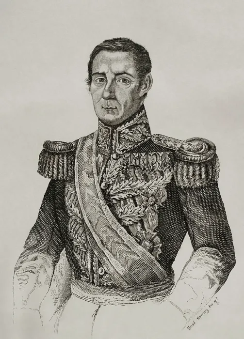 Framed Print : Jeronimo Valdes y Sierra (1784-1855), 1st count of Torata and count of Villarin, 1845. Creator: Jose Gomez Framed Print : Jeronimo Valdes y Sierra (1784-1855), 1st count of Torata and count of Villarin, 1845. Creator: Jose Gomez