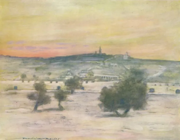 Framed Print : Jerusalem, 1903. Artist: Mortimer L Menpes Framed Print : Jerusalem, 1903. Artist: Mortimer L Menpes