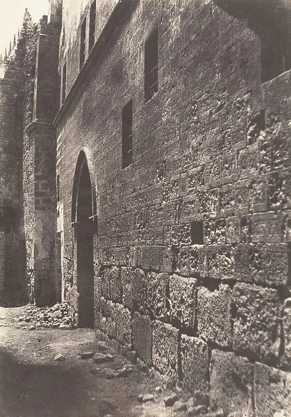 Jerusalem, Auberge d Allemagne, 1854. Creator: Auguste Salzmann