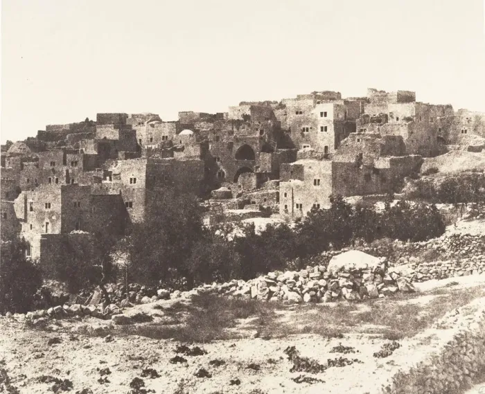 Framed Print : Jerusalem, Beit-Lehem, Vue generale, 1854. Creator: Auguste Salzmann Framed Print : Jerusalem, Beit-Lehem, Vue generale, 1854. Creator: Auguste Salzmann