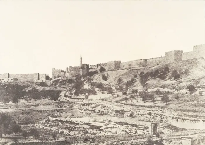 Framed Print : Jerusalem, Birket-es-Soutlan, 1854. Creator: Auguste Salzmann Framed Print : Jerusalem, Birket-es-Soutlan, 1854. Creator: Auguste Salzmann