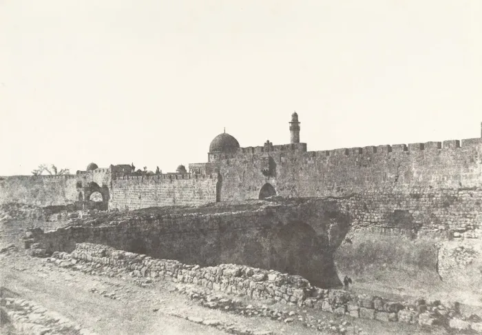 Framed Print : Jerusalem, Birket-Hammam-Setty-Mariam, 1854. Creator: Auguste Salzmann Framed Print : Jerusalem, Birket-Hammam-Setty-Mariam, 1854. Creator: Auguste Salzmann