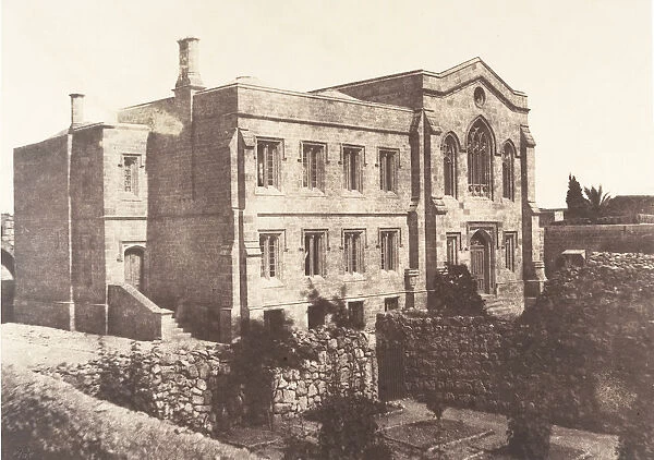 Jerusalem, Chapelle anglaise, 1854. Creator: Auguste Salzmann