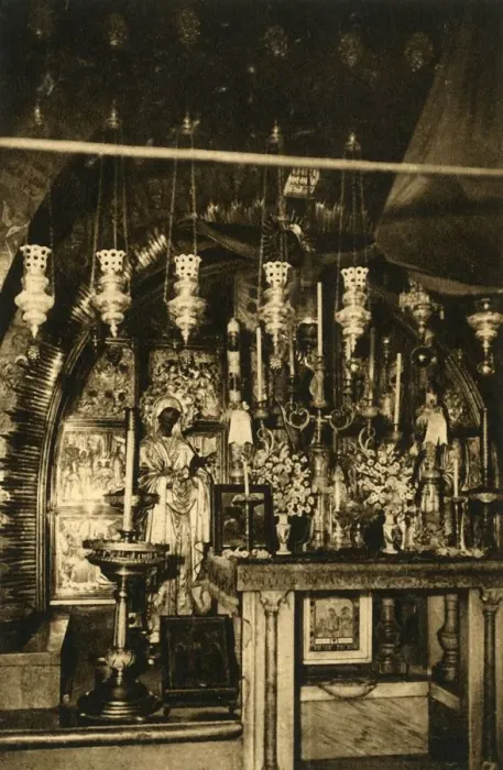 Framed Print : Jerusalem - Church of the Holy Sepulchre - Calvary, c1918-c1939. Creator: Unknown Framed Print : Jerusalem - Church of the Holy Sepulchre - Calvary, c1918-c1939. Creator: Unknown
