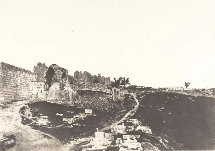 Framed Print : Jerusalem, Cote Est de Jerusalem, 1854. Creator: Auguste Salzmann Framed Print : Jerusalem, Cote Est de Jerusalem, 1854. Creator: Auguste Salzmann