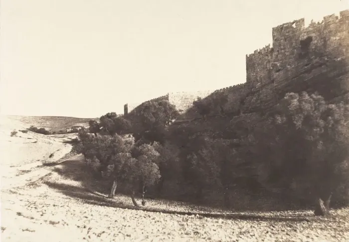 Framed Print : Jerusalem, Cote Nord de Jerusalem, 1854. Creator: Auguste Salzmann Framed Print : Jerusalem, Cote Nord de Jerusalem, 1854. Creator: Auguste Salzmann