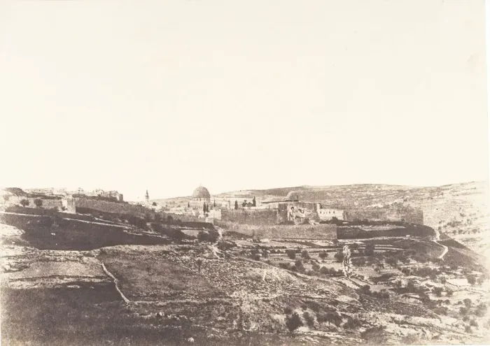 Framed Print : Jerusalem, Cote Sud de Jerusalem, 1854. Creator: Auguste Salzmann Framed Print : Jerusalem, Cote Sud de Jerusalem, 1854. Creator: Auguste Salzmann