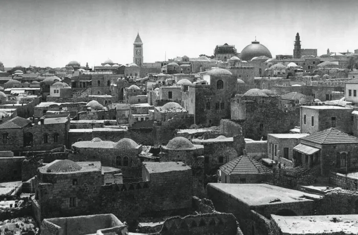 Framed Print : Jerusalem and Dome of the Church of the Holy Sepulchre, 1937. Artist: Martin Hurlimann Framed Print : Jerusalem and Dome of the Church of the Holy Sepulchre, 1937. Artist: Martin Hurlimann