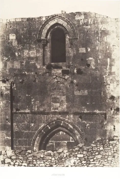 Framed Print : Jerusalem, eglise Sainte-Anne, Facade, 1854. Creator: Auguste Salzmann Framed Print : Jerusalem, eglise Sainte-Anne, Facade, 1854. Creator: Auguste Salzmann