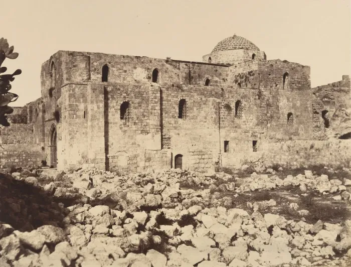 Framed Print : Jerusalem. eglise Ste Anne appartenant a la France, 1860 or later Framed Print : Jerusalem. eglise Ste Anne appartenant a la France, 1860 or later