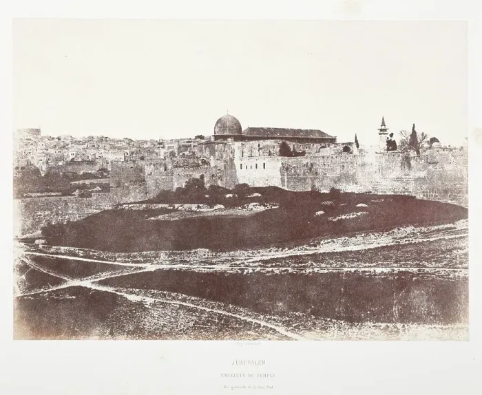 Framed Print : Jerusalem-Enciente Du Temple, Printed 1856 circa. Creator: Auguste Salzmann Framed Print : Jerusalem-Enciente Du Temple, Printed 1856 circa. Creator: Auguste Salzmann