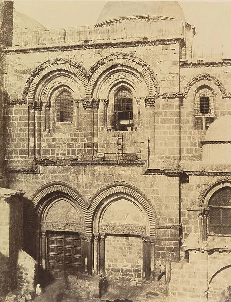 Jerusalem. Entree de l eglise du St. Sepulcre, 1860 or later