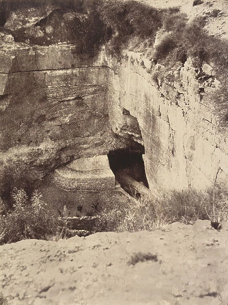 Jerusalem. (Environs) Grotte de Jeremie, 1860 or later