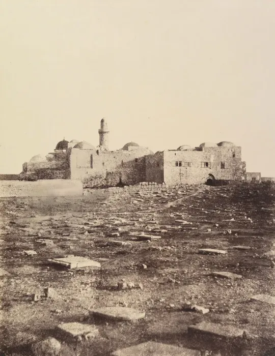 Framed Print : Jerusalem. (Environs) Montagne de Sion. Cenacle et Maison de Caiphe. 1860 or later Framed Print : Jerusalem. (Environs) Montagne de Sion. Cenacle et Maison de Caiphe. 1860 or later