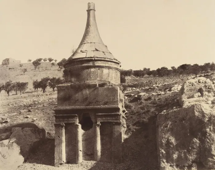 Framed Print : Jerusalem. (Environs) Tombeau d Absalon, 1860 or later. Creator: Louis de Clercq Framed Print : Jerusalem. (Environs) Tombeau d Absalon, 1860 or later. Creator: Louis de Clercq