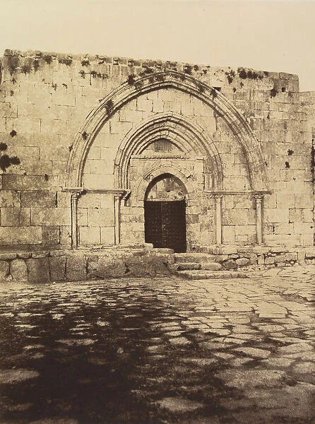 Jerusalem. (Environs) Tombeau de la vierge, 1860 or later. Creator: Louis de Clercq