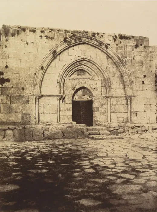 Framed Print : Jerusalem. (Environs) Tombeau de la vierge, 1860 or later. Creator: Louis de Clercq Framed Print : Jerusalem. (Environs) Tombeau de la vierge, 1860 or later. Creator: Louis de Clercq