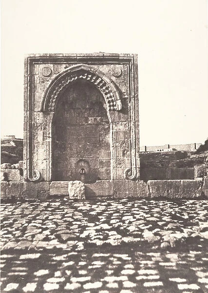 Jerusalem, Fontaine Arabe, 2, 1854. Creator: Auguste Salzmann