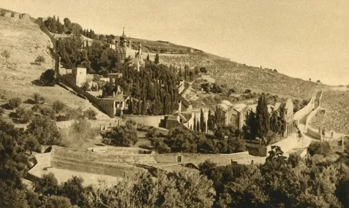Framed Print : Jerusalem - Gethsemane, c1918-c1939. Creator: Unknown Framed Print : Jerusalem - Gethsemane, c1918-c1939. Creator: Unknown
