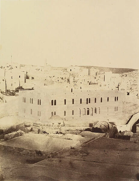 Jerusalem. Hospice autrichien et ancienne eglise St Jean, 1860 or later