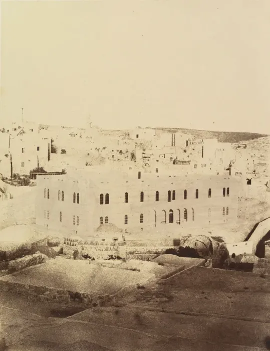 Framed Print : Jerusalem. Hospice autrichien et ancienne eglise St Jean, 1860 or later Framed Print : Jerusalem. Hospice autrichien et ancienne eglise St Jean, 1860 or later