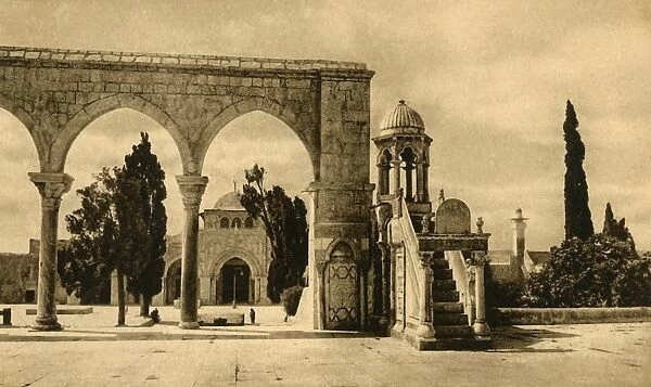 Jerusalem - Mosque El-Aksa, c1918-c1939. Creator: Unknown