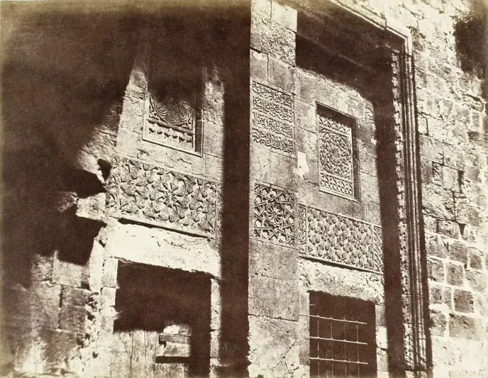 Framed Print : Jerusalem-Ornements Arabes (Arab Ornaments), c.1856. Creator: Auguste Salzmann Framed Print : Jerusalem-Ornements Arabes (Arab Ornaments), c.1856. Creator: Auguste Salzmann