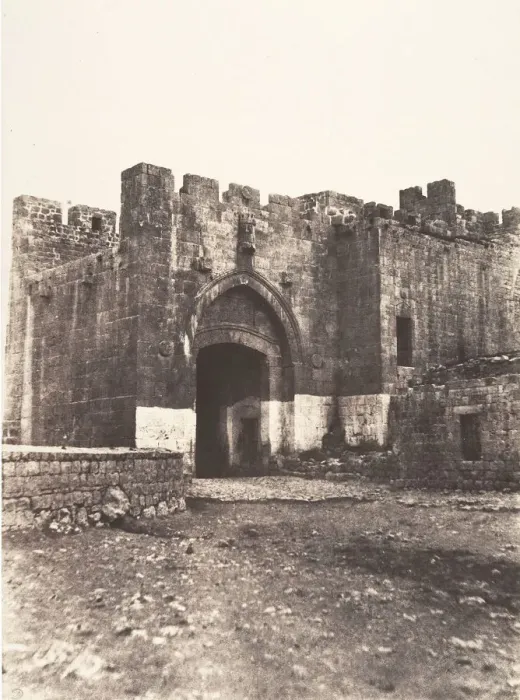 Framed Print : Jerusalem, Porte de Jaffa, Interieur, 1854. Creator: Auguste Salzmann Framed Print : Jerusalem, Porte de Jaffa, Interieur, 1854. Creator: Auguste Salzmann