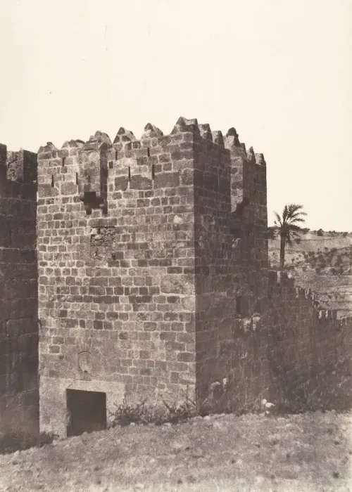 Framed Print : Jerusalem, Porte de Mograbins, 1854. Creator: Auguste Salzmann