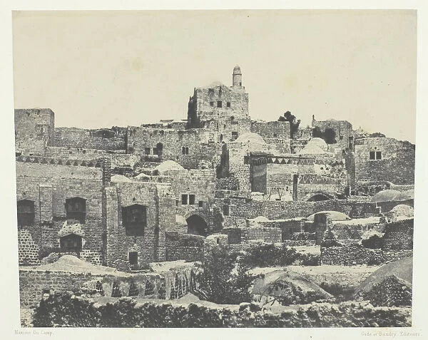 Jerusalem, Quartier Occidental;Palestine, 1849  /  51, printed 1852