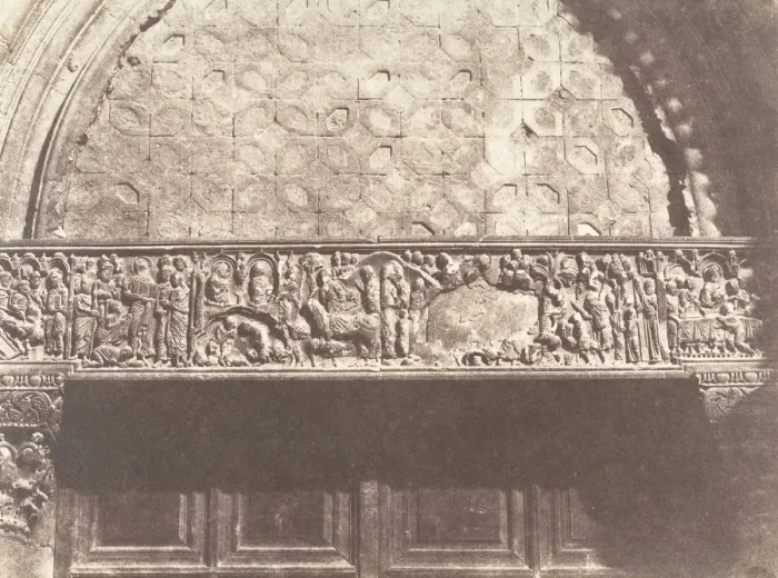 Framed Print : Jerusalem, Saint-Sepulcre, Bas-relief (porte d entree), 1854 Framed Print : Jerusalem, Saint-Sepulcre, Bas-relief (porte d entree), 1854