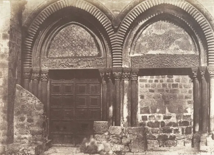 Framed Print : Jerusalem, Saint-Sepulcre, Entree principale, 1854 Framed Print : Jerusalem, Saint-Sepulcre, Entree principale, 1854