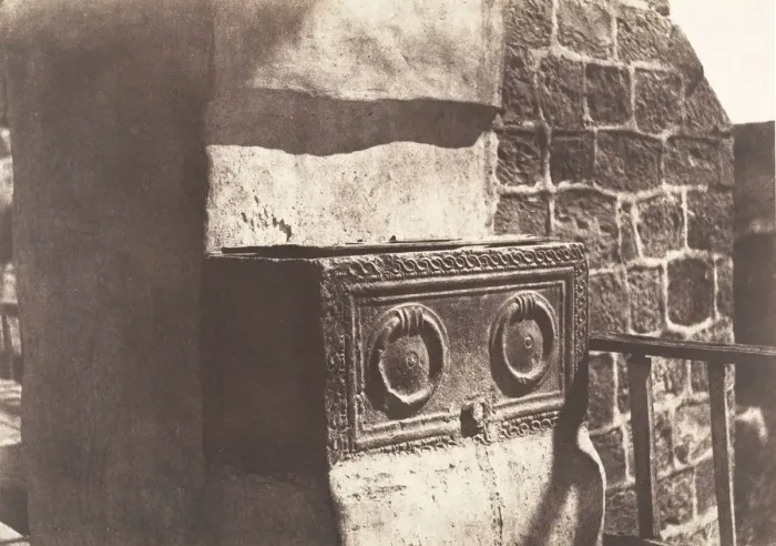 Framed Print : Jerusalem, Sarcophage judaique, 1854. Creator: Auguste Salzmann Framed Print : Jerusalem, Sarcophage judaique, 1854. Creator: Auguste Salzmann
