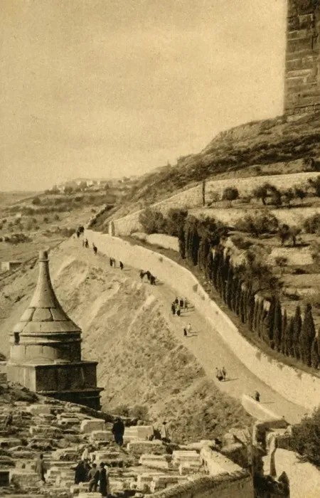 Framed Print : Jerusalem - Tomb of Absalom, c1918-c1939. Creator: Unknown Framed Print : Jerusalem - Tomb of Absalom, c1918-c1939. Creator: Unknown