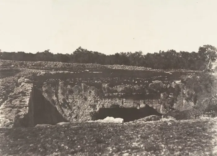 Framed Print : Jerusalem, Tombeau des rois de Juda, Cour exterieure, 1854 Framed Print : Jerusalem, Tombeau des rois de Juda, Cour exterieure, 1854