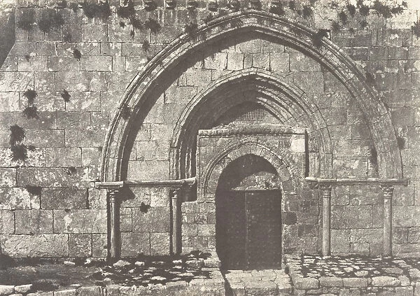 Jerusalem, Tombeau de la Vierge, 1854. Creator: Auguste Salzmann