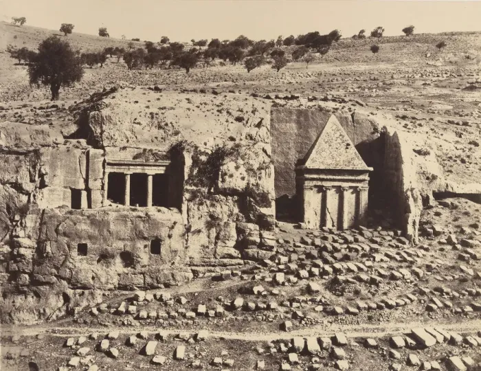 Framed Print : Jerusalem. Tombeaux de St Jacques et de Zacharie, 1860 or later Framed Print : Jerusalem. Tombeaux de St Jacques et de Zacharie, 1860 or later