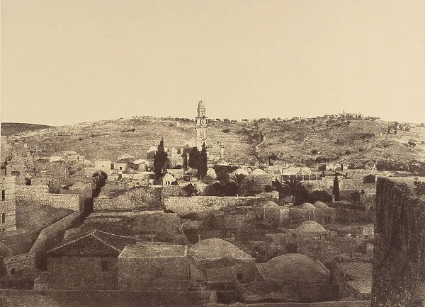 Jerusalem. Tour Antonia et Environs, 1860 or later. Creator: Louis de Clercq