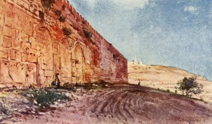 Framed Print : Jerusalem. - The Triple Gate of The Temple Area, 1902. Creator: John Fulleylove Framed Print : Jerusalem. - The Triple Gate of The Temple Area, 1902. Creator: John Fulleylove