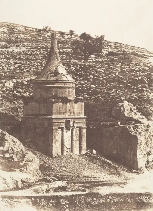 Framed Print : Jerusalem, Vallee de Josaphat, Tombeau d Absalon, 1854 Framed Print : Jerusalem, Vallee de Josaphat, Tombeau d Absalon, 1854