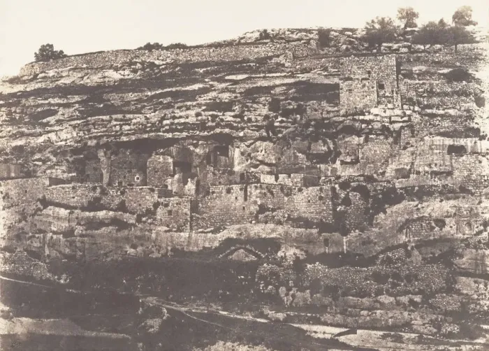 Framed Print : Jerusalem, Village de Siloam, Vue generale, 1854