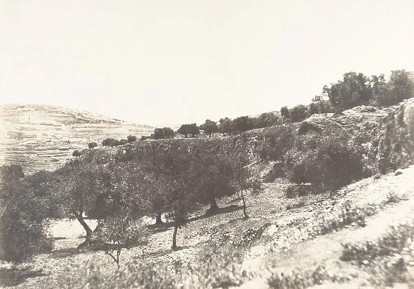 Jerusalem, Vue generale de la Vallee de Hinnom, 1854