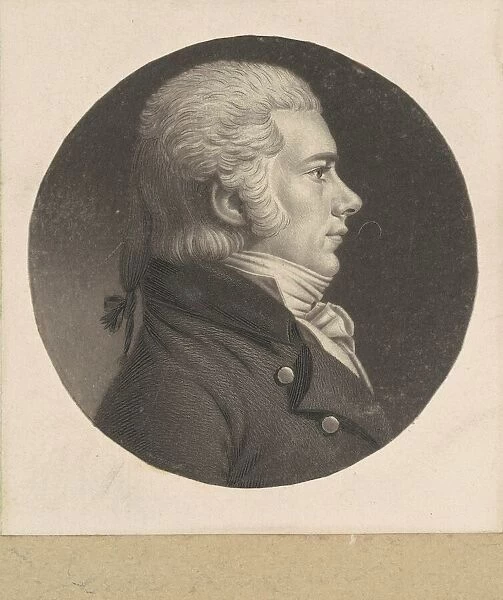Jesse Barker, 1798-1803. Creator: Charles Balthazar Julien Févret de Saint-Mé
