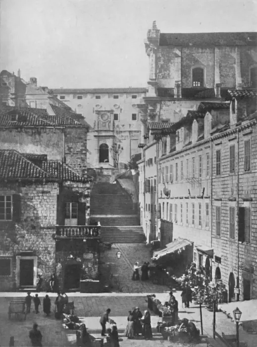 Framed Print : The Jesuits Church and the Military Hospital, Ragusa, 1913 Framed Print : The Jesuits Church and the Military Hospital, Ragusa, 1913