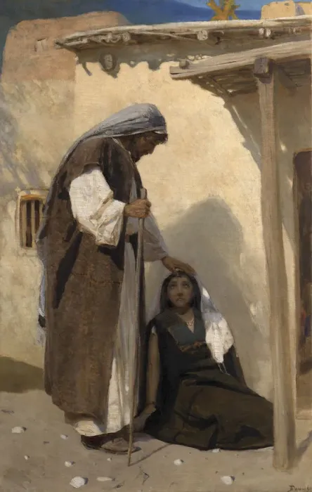 Framed Print : Jesus Christ with Mary Magdalene Framed Print : Jesus Christ with Mary Magdalene