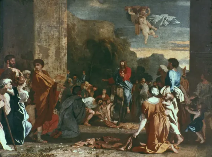 Framed Print : Jesus enters Jerlusalem, c1630. Artist: Nicolas Poussin Framed Print : Jesus enters Jerlusalem, c1630. Artist: Nicolas Poussin
