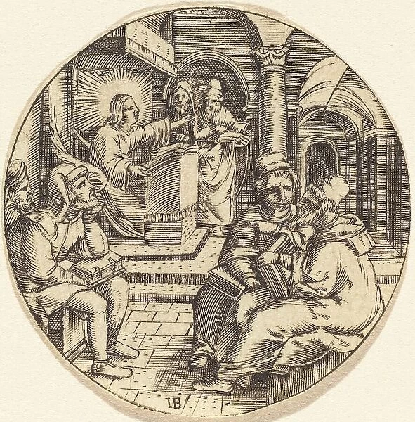 Jesus Preaching in the Temple. Creator: Unknown