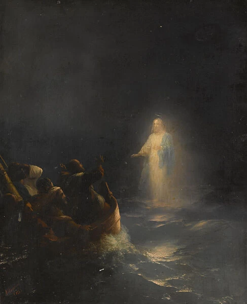 Jesus Walks on Water, 1863