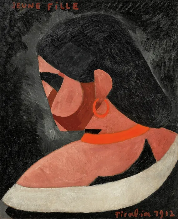 Framed Print : Jeune fille, 1912. Creator: Picabia, Francis (1879-1953) Framed Print : Jeune fille, 1912. Creator: Picabia, Francis (1879-1953)